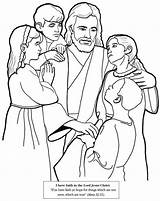 Jesus Lds Praying Kids Clipart Colouring Sacrament Jesús sketch template