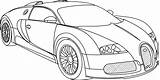 Bugatti Coloring Drawing Pages Veyron Sketch Mclaren P1 Outline Car Drawings Color Printable Print Sketches sketch template