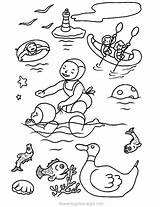 Coloring Pages Holiday Summer Holidays Vacation Kids Clip Clipart Happy Color Print Coloringpages1001 Cartoon Comments Library Coloringhome Popular sketch template