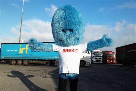 unscary brexit monster takes  turn  rotterdam   jan  border controls metro