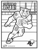 Colouring Bclions Roar sketch template