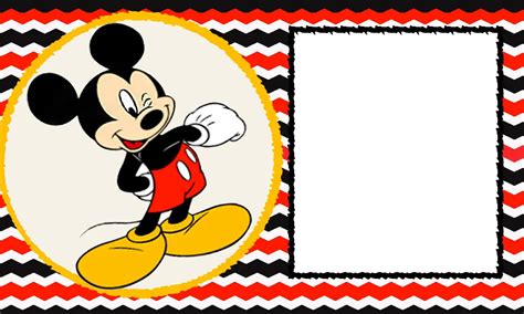 editable mickey mouse st birthday invitations template