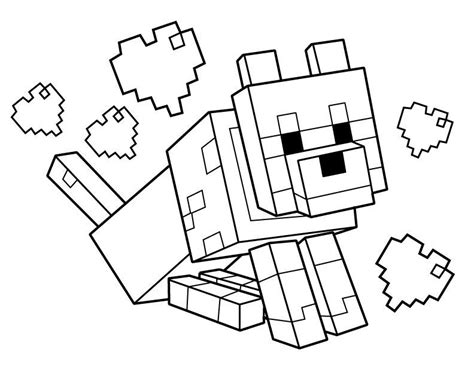 minecraft coloring pages   tree coloring pages ideas
