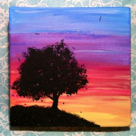 pin  ashli  creative vibes sunset painting painting canvases