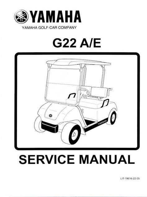 yamaha               golf cart service repair factory manual
