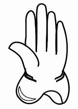 Glove Coloring Printable Pages Edupics Large sketch template