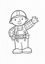 Bob Builder Coloring Pages Sketch Colouring Sprout Popular Team Paintingvalley sketch template