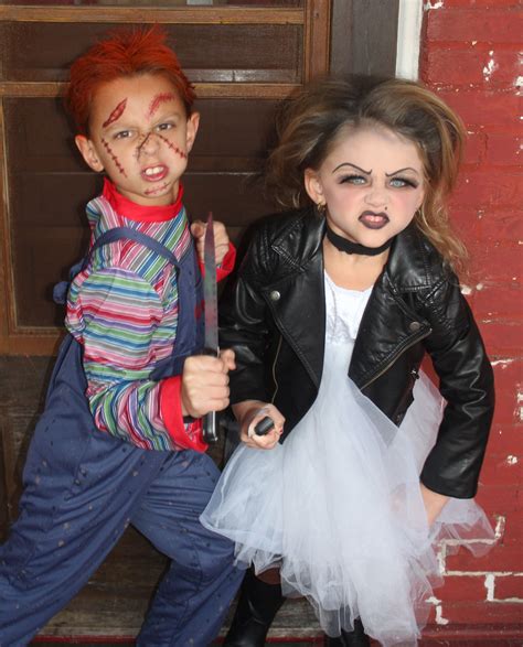 Great Sibling Halloween Costumes Chucky And His Bride