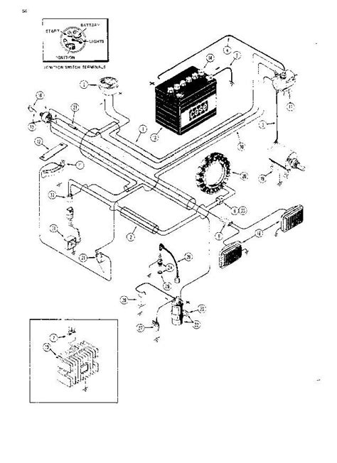 case  garden tractor wiring diagram