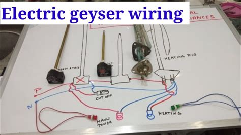 geyser connection circuit diagram