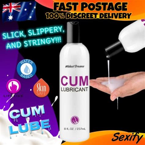 Cum Lube Lubricant Jizz Fake Sperm Sex Toy Stringy Realistic White