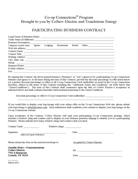 sample business contract