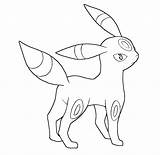 Coloring Umbreon Pages Pokemon Eevee Easy Drawings Popular Trending Days Last Library Clipart Coloringhome sketch template