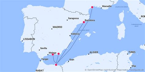 nador  barcelona ferry  timetable  route