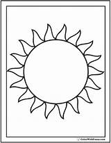 Coloring Sun Pages Star Color Pdf Blazing Sheets Print Colorwithfuzzy sketch template