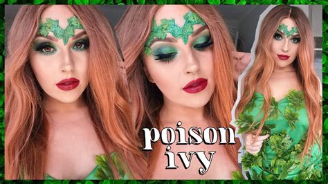 poison ivy makeup tutorial 🌿 shaaanxo halloween youtube