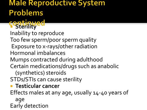 Male Reproductive System Problems Images And Photos Finder