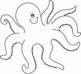 Octopus Clipart Clip Outline Octupus Cliparts Cute Coloring Ocean Silhouette Print Animal Stock Library Kids Clipground Clipartix Cliparting Pages sketch template
