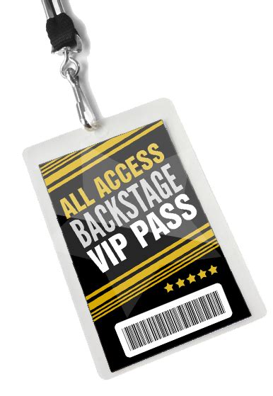 how to really get backstage passes get invited