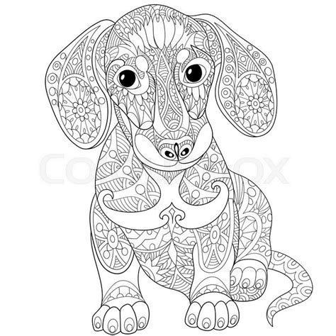 sausage dog colouring pages gerald johnsons coloring pages