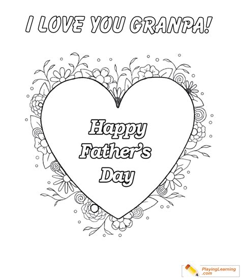 happy fathers day grandpa coloring page   happy fathers day
