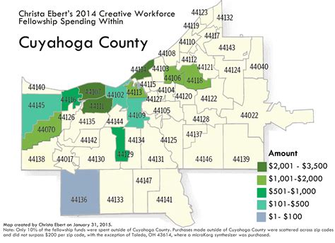 Cuyahoga County Zip Code Map Map