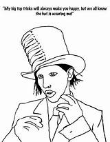 Marilyn Manson Coloring Book Top Mom Comment sketch template