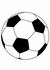 Pallone Disegno Soccer Stampare Voetbal sketch template