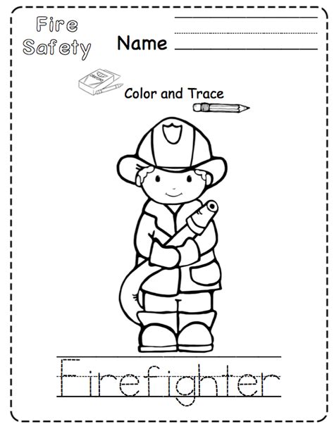 preschool printables fire safety  toddlers  prep coloring home