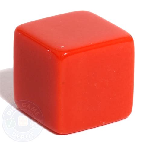 blank dice red mm    dice game depot