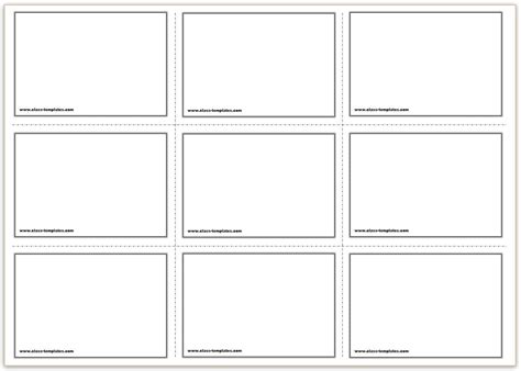 printable blank flash cards template