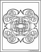 Celtic Coloring Pages Knot Medallion Printable Irish Designs Colorwithfuzzy Patterns Color Ornate Print Scottish Getcolorings sketch template