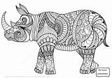 Pages Zentangle Horse Coloring Getcolorings sketch template