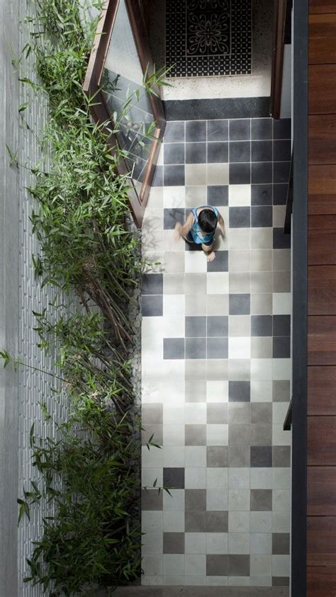 small courtyard flooring  house ihouse architecture  construction housearchitecture