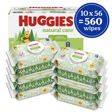 huggies cucumber  green tea natural care sensitive baby wipes