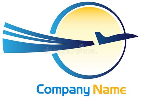 flight logo stock illustration illustration  airplane