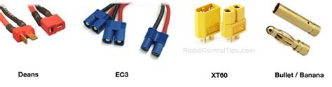 rc battery connectors melt  overheat radio control tips