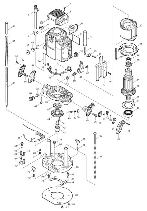 makita rpfc parts list makita rpfc repair parts oem parts  schematic diagram
