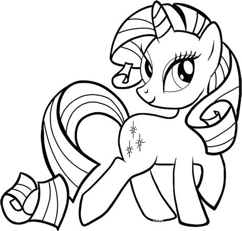 mlp coloring pages rarity  getcoloringscom  printable
