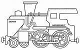 Disegni Colorare Treno Vagoni Trenino Locomotiva Midisegni sketch template