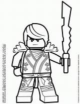 Lego Ninjago sketch template