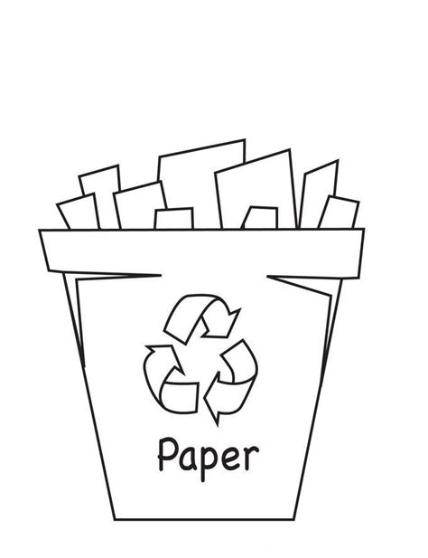 recycle coloring pages coloring home recycling recycling lessons