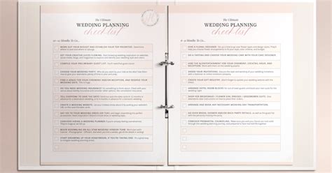 wedding planner printable samples  ms word  worksheets