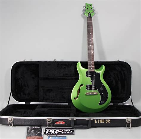 Prs S2 Mira Lime Jewel Finish Electric Guitar W Hsc Reverb Canada