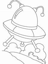 Coloring Ufo Pages Popular sketch template