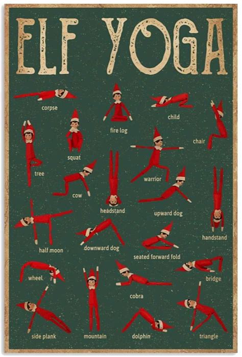 elf yoga  printable printable word searches