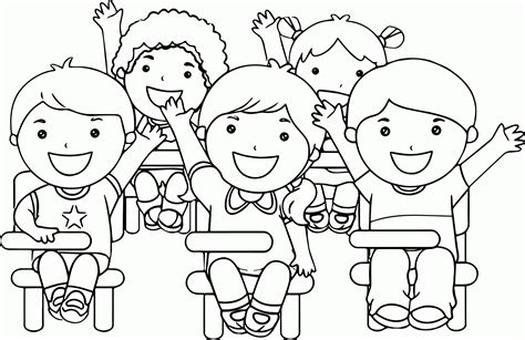 child  school coloring page coloring home
