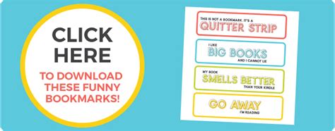 funny bookmarks a free printable hey let s make stuff