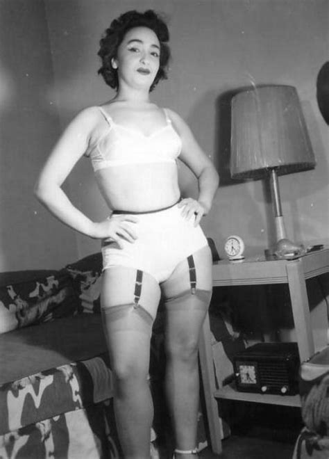 vintage garter belts and stockings