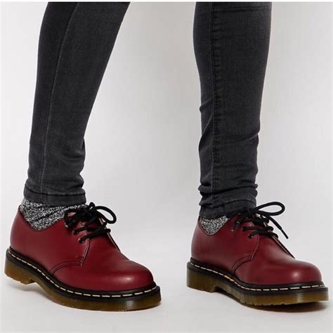 dr martens  shoes red oxford shoes red oxfords oxford shoes